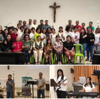 Jelang Pantekosta, PDPKK St. Lucia Katedral Kristus Raja Gelar Praise and Worship: "Tubuh Kita adalah Bait Roh Kudus"